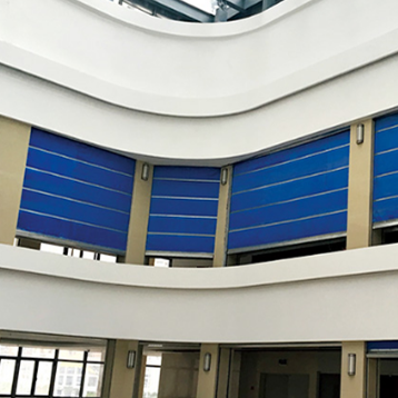 无机布防火卷帘门