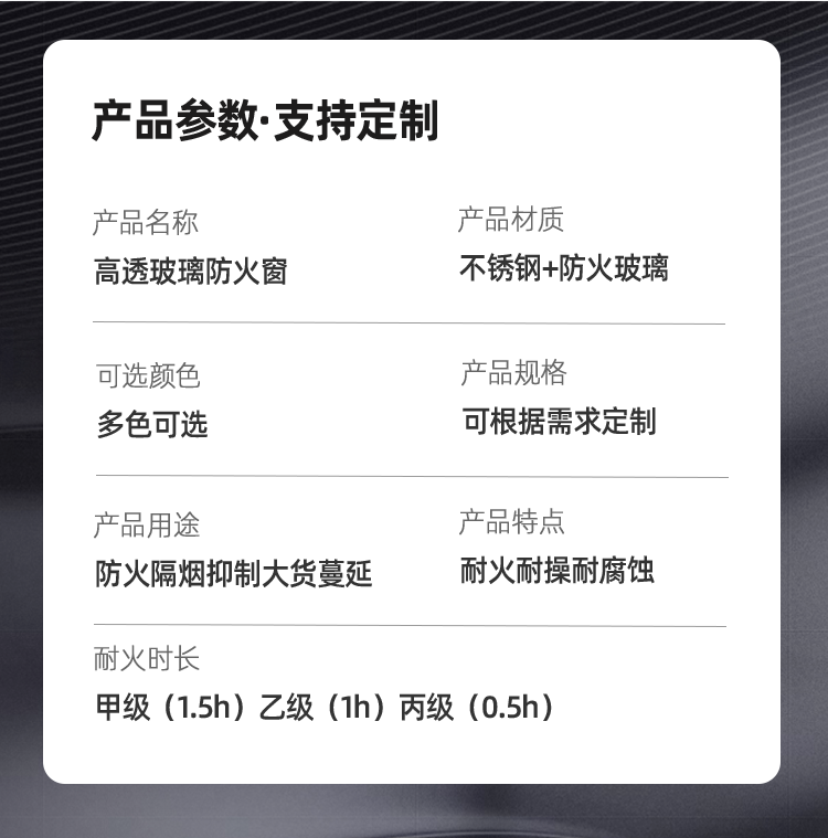 综合型防火窗厂家